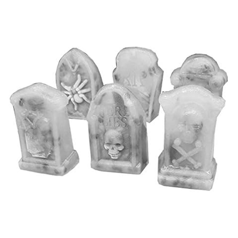 Halloween Silicone For Ice Cube Trays For Ice, Candy, Cake, Soap- RIP Gravestone Mold