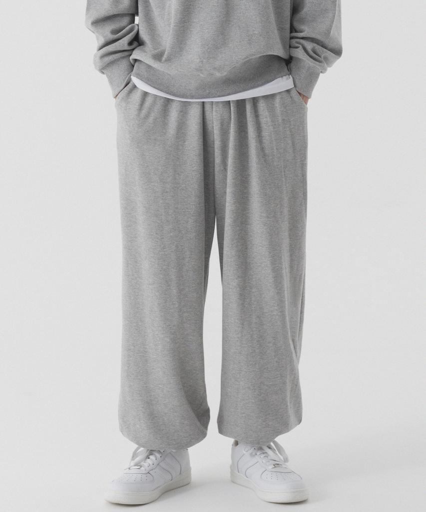 PIANER Essential String Wide Sweatpants (Melange)