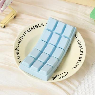Soft Slow-Rising Chocolate Squeeze Toy Realistic TPR Fidget for Stress Relief Portable Decompression Gadget for Kids Adults