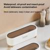 Quick Drain Tableware Storage Holder Anti Dust Spoon and Chopstick Organizer  Dining Accessories