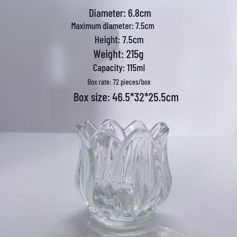 Multi-color Tulip Flower Candle Holder & Aromatherapy Diffuser Cup чистый