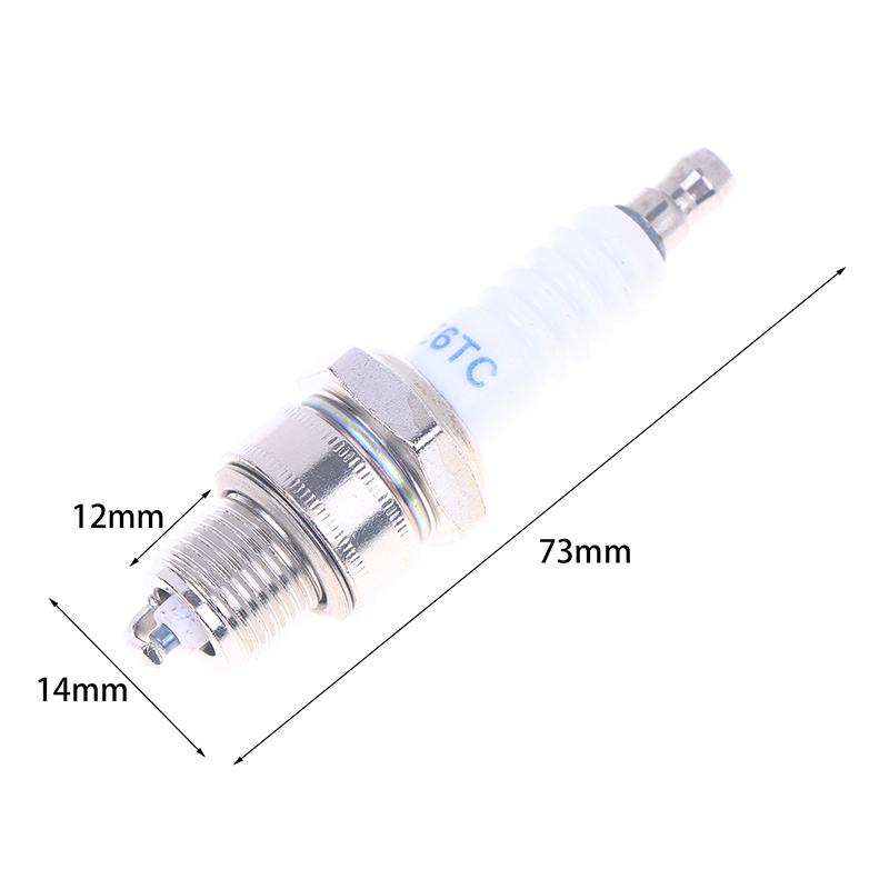 Quality Assured 1/3 Pcs E6TC Motorcycle Spark Plug; Scooter Ignition Upgrade