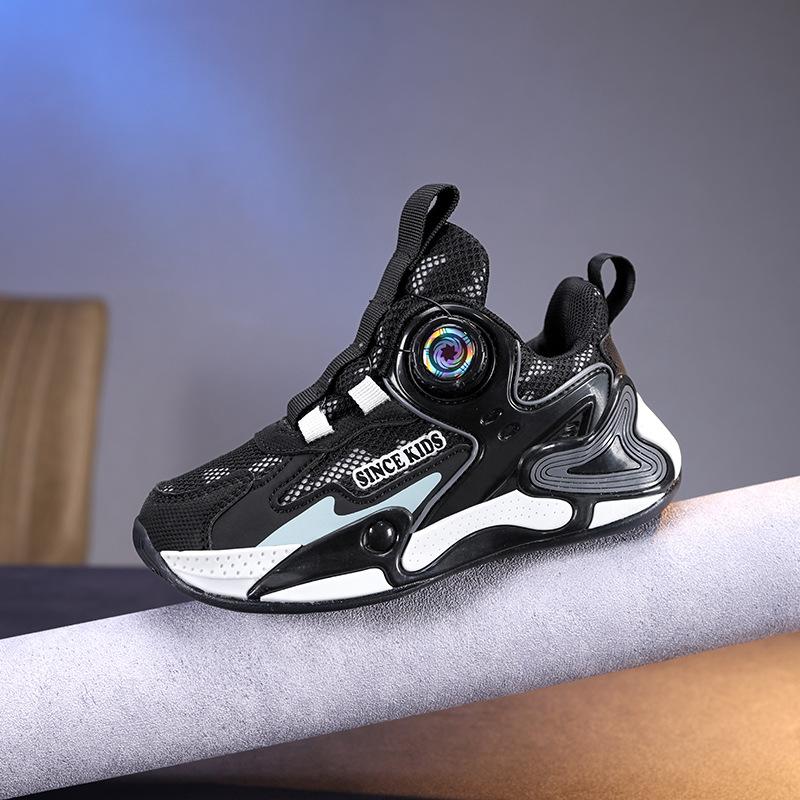 

2025 весна новые кроссовки для мальчиков для баскетбола сетчатые дышащие детские спортивные туфли для детей среднего и старшего возраста кроссовки для бега для мальчиков 40