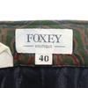 FOXEY Made In Japan Overall Handle Mini Length Flare Skirt 40 Women Used