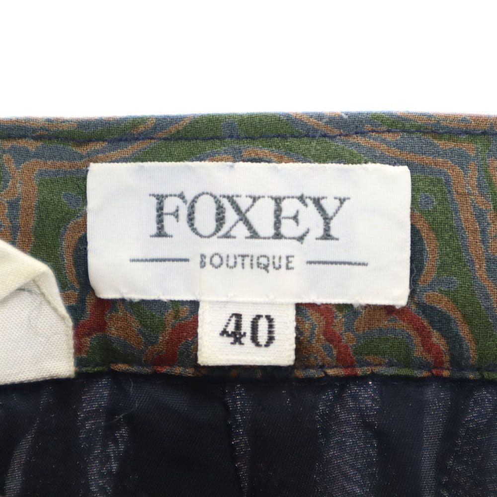 FOXEY Made In Japan Overall Handle Mini Length Flare Skirt 40 Women Used
