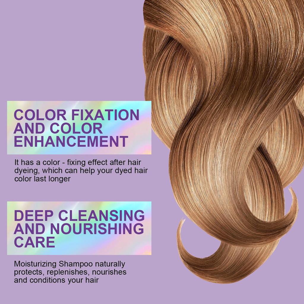 Purple Shampoo-for Blonde, Bleached, Silver, or Brown Highlighted Hair-Suitable for All Hair Types, 200ml