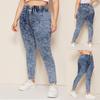 Damskie jeansy w rozmiarze plus na co dzień Denim jeansy push up Strech z wysokim stanem Skinny Pants Slim Fit Bodycon Pants