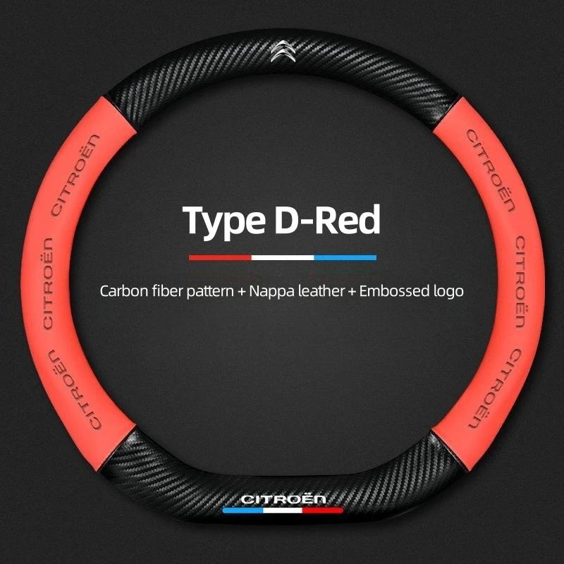 Autolenkradbezug Ist Anwendbar Für Citroen C4 C3 C5 C1 C3-XR DS3 DS5 Sega Berlingo Jumper ZX Spacetourer Auto Zubehör