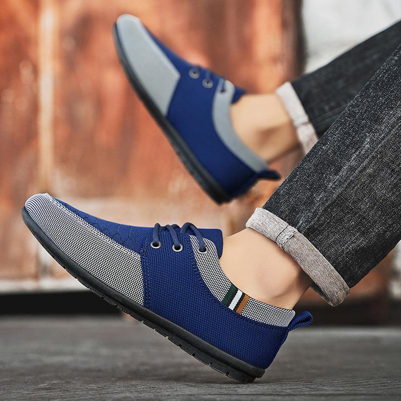 Large Size New Breathable Canvas Shoes Low Top Casual Shoes