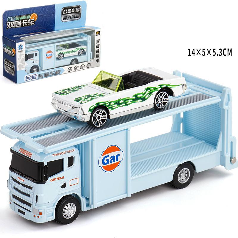 1:64 Scania Container Truck American Container Truck Alloy Diecast Model Car Mini GT Vehicle Toy Models Miniature Cars Birthday