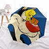 1pc Looney Tunes Bird Cat Automatic Open/close Folding Portable Umbrella with 8-Rib Structure for Women/Men, All-Season Use  a0901036