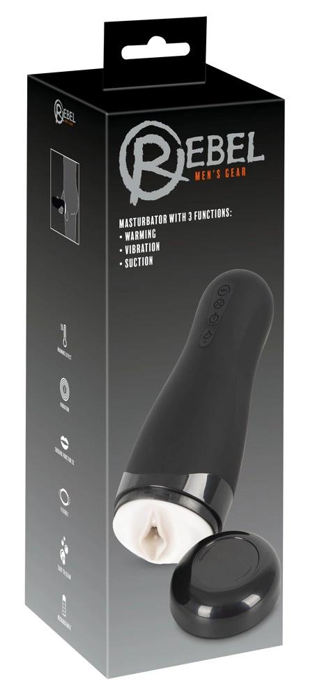 Rebel - Handy Masturbator With 3 Functions Heated Up To 42°C