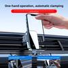 Spiral hook car phone holder for air vent, metal anti-shake car mount, car navigation support bracket