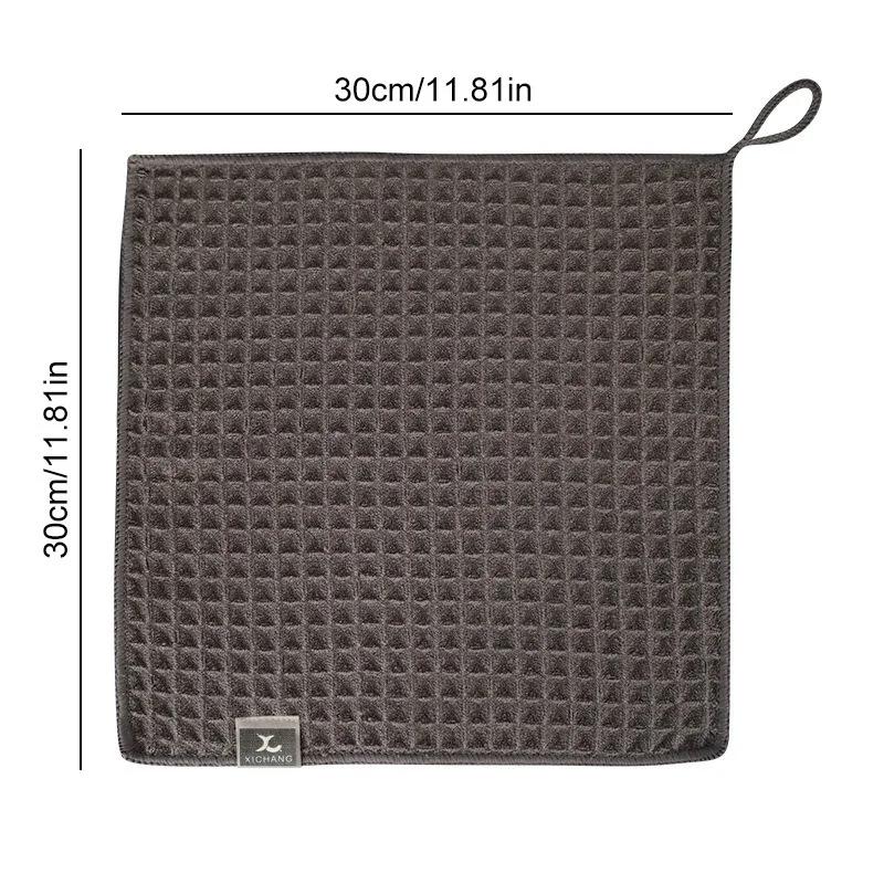 1/4Pcs Coffee Bar Cleaning Towels Super Absorbent Microfiber Cleaning Cloth Towel Home Barista Clean Tool Coffee Machine Cleaner