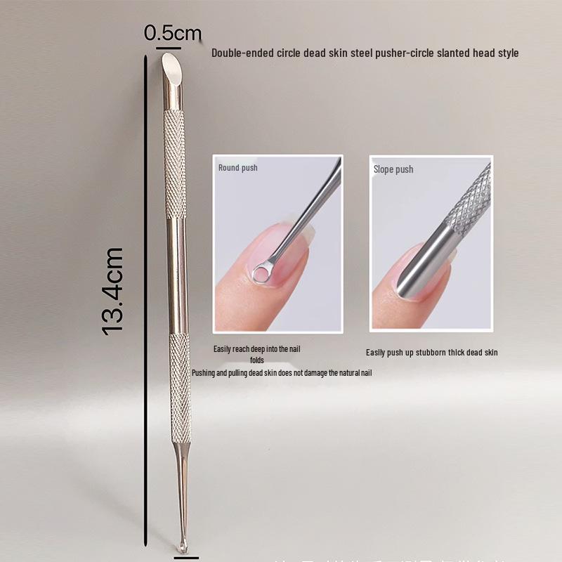 

Двусторонний пушер для кутикулы и инструмент для удаления из нержавеющей стали