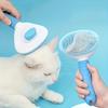 Dog and Cat Cleaning Face Comb, One-Button Hair Removal, Automatic Hair Removal, Pet Hair Removal Massage Comb, Cat and Dog Needle Comb Beauty