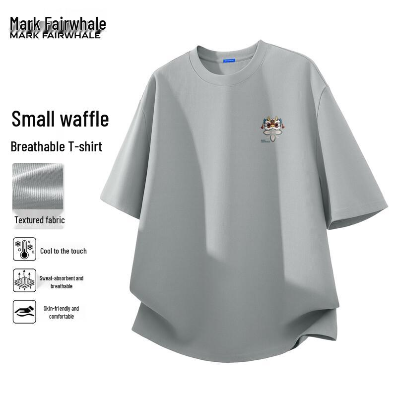Mark Fairwhale Men s 2026 Summer Ice Silk Waffle T-Shirt M