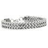Stainless Steel Punk Rock Hip Hop Chain Bracelet 12mm Geometric Design Unisex Fashion Jewelry Men Women