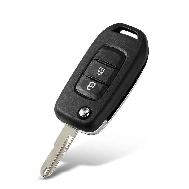 KEYYOU 2/3BN For Renault Megan Modus Clio Modus Kangoo Logan Sandero Duster Opel Almera For NISSAN ALMERA Modified Car Key Shell