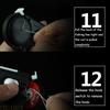 A1A2 Fast Tie Fishing Hooks Collect Roll Fishing Line Tying Device Automatic Portable Electric Fishing Hook Tier Machine