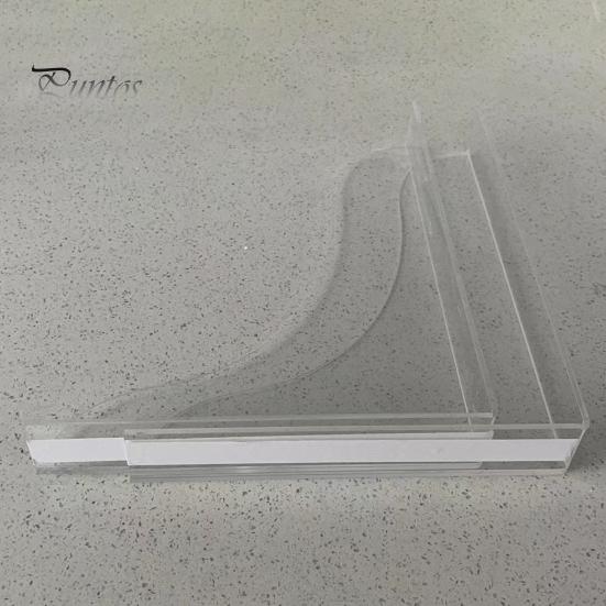 2Pcs Shower Splash Guards Self Adhesive Easy To Install Transparent Design Acrylic Shower Water Guards Bathtub Corner Splash Covers