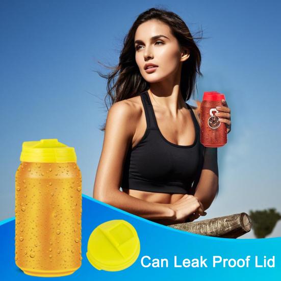 Soda Can Lids Reusable Plastic Covers for Standard 2.4-inch Cans Spill-Proof Dust-Proof Soda Can Protector for Beer Energy Drinks