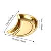 Multifunktionale Halbmond-Metallschalen Lustiger Kinder Teller Geschirr Gemüseteller Familienzusammenkunft