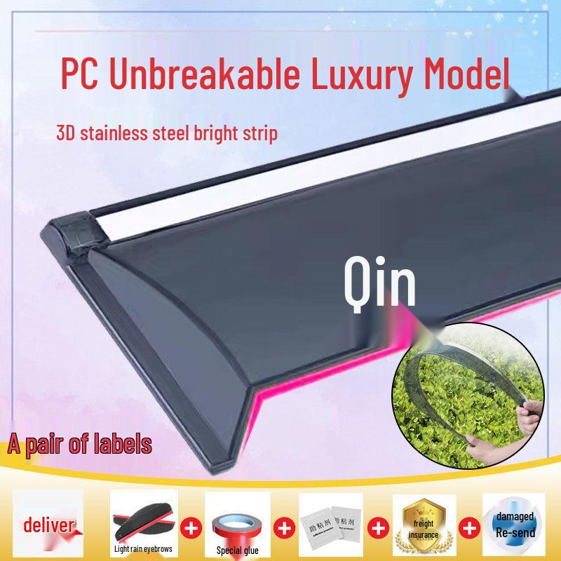 Rain Guards for BYD Qin PLUS, Qin EV, and Qin Pro Car Windows