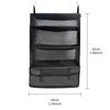 3 Tiers Travel Hanging Luggage Organizer Portable Clothes Storage Bag Large Capacity Foldable Wardrobe Garment Organizer Bag