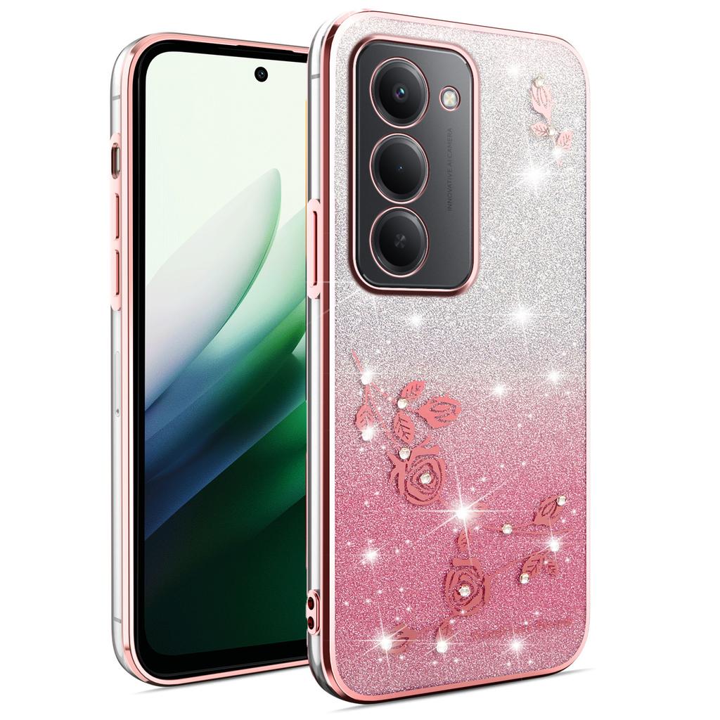For Xiaomi Redmi 15 4G (EU) (171mm) Case Flower TPU Flexible Gradient Phone Cover