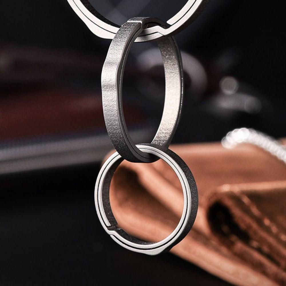 Simple Keychain Buckle Stylish Split Keychain Ring Portable Carabiner Keychain  Connecting Clasps