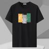 Luftiges Basic-Rundhals-Kurzarm-T-Shirt in Übergröße in mehreren Farben