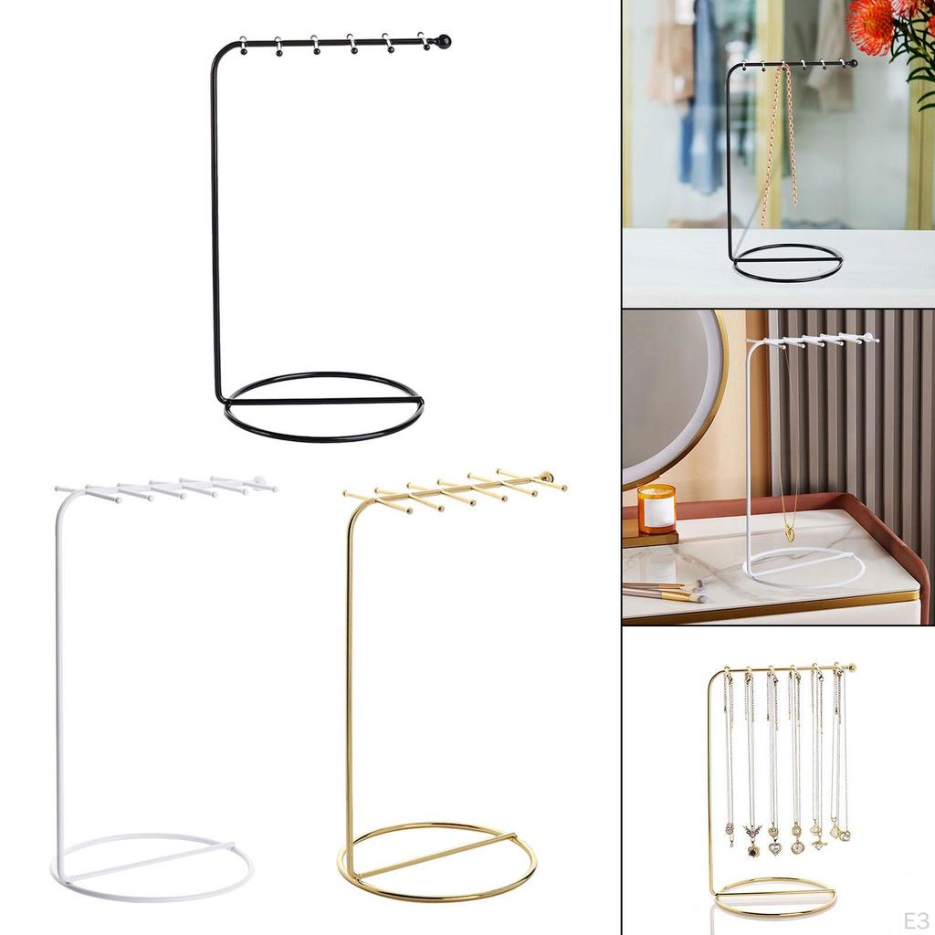 Jewelry Display Stand with 12 Hooks for Keychains And Pendants