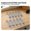 10 Pieces Fence Post Safety Bracket Easy-Install Hardware Secure for Windy Areas