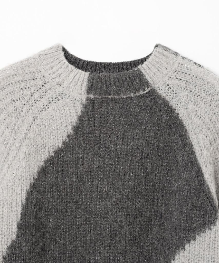 MILLO ARCHIVE Crewneck Dyed Knit [Charcoal]