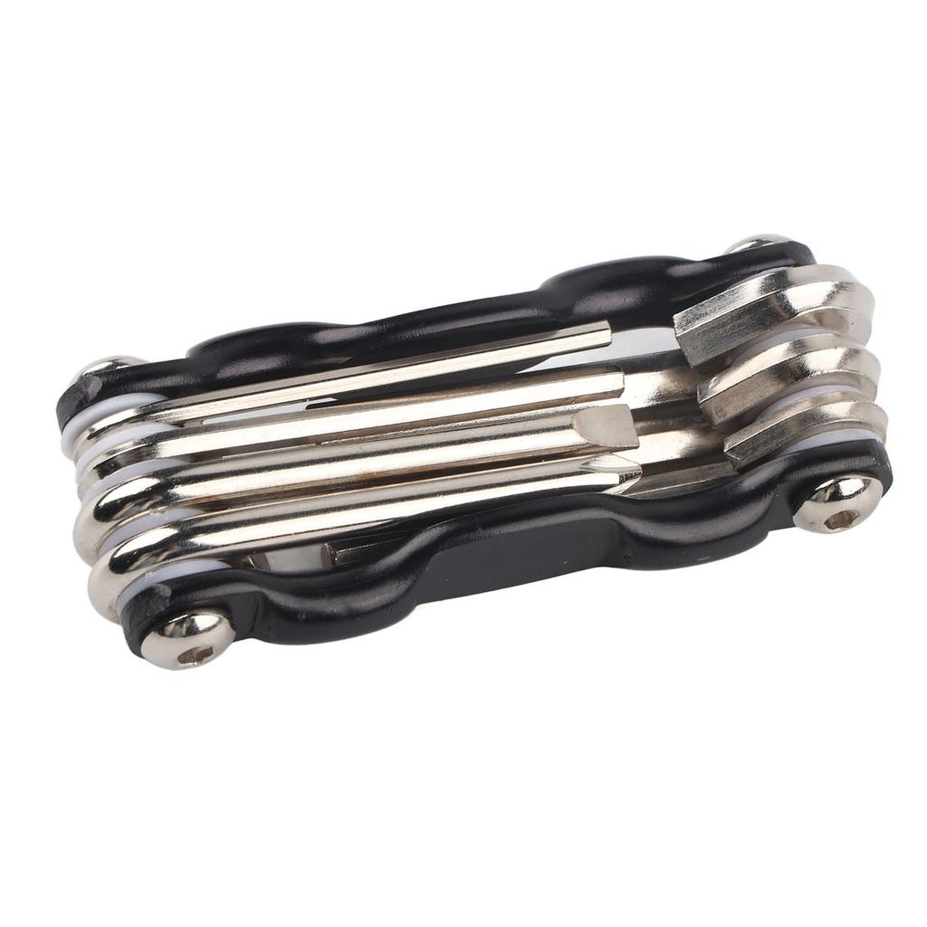 Portable 7 in 1 Multifunctional Cycling Bike Repair Tool Set Wrench Screwdriver ToolsBlack