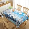 Scenery Outside The Window Tablecloth Beautiful Landscape Rectangular Table Cover for Coffee Table Dining Room Kitchen Decor