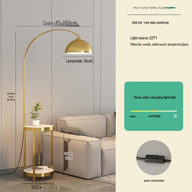 OEING Cream Style Living Room Sofa with Fishing Lamp