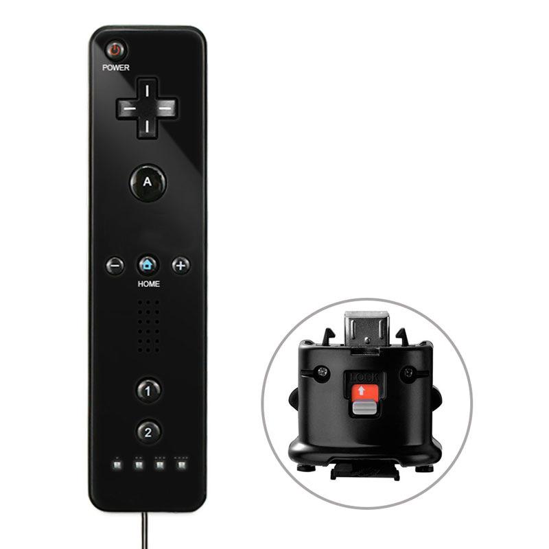 Controller Remoto Gioco Wii con Motion Plus Integrato Joystick Joypad per Nintendo