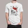 CHRISTMAS VIBES SKULL T-shirt FUNNY GIFT PRESENTS XMAS ADULTS KIDS