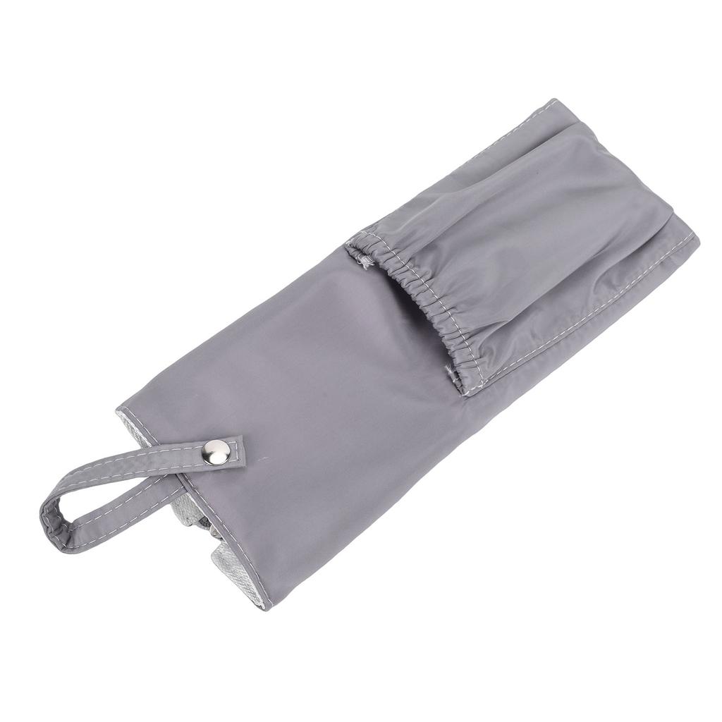 Hot Iron Holder Bag Heat Resistance Hanging Hot Hair Tool   Bag Curling Iron Travel Case Gray