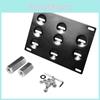 License Plate Mount Bracket Bumper Tow Hook For Mercedes C E S M Glk Gla Class