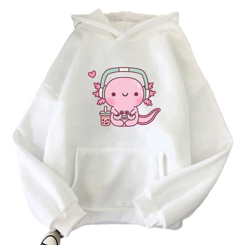 Axolotl Gamer Fun Hoodie