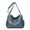Genuine Brand Leather Shoulder Bag Casual Tote Bag Fashion Design Handbag Daily Commuter Messenger Bags Female Solid Color Purse