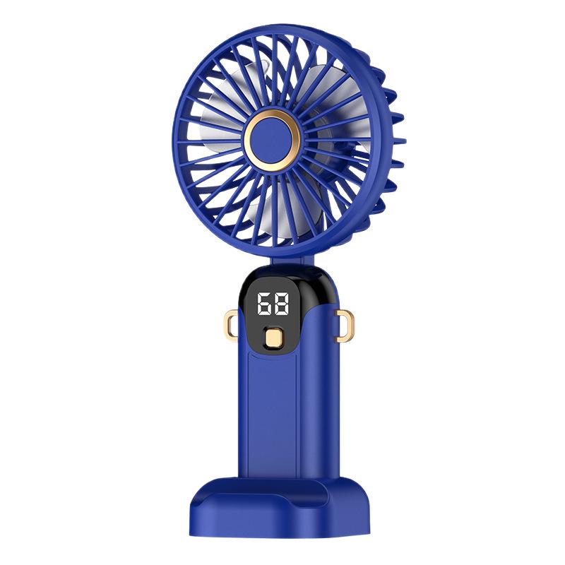 Foldable USB Portable Mini Electric Silent Fan with Digital Display
