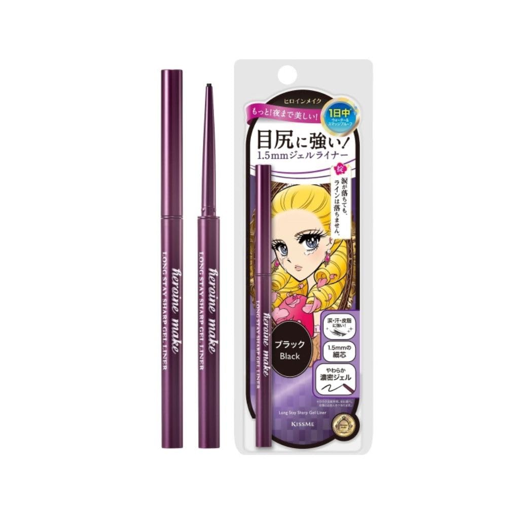 Heroine Make Long Stay Sharp Gel Liner 01 Jet Black Intense Gel Waterproof Formula 0.07g Liner,