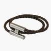 Stainless Steel Bracelet, Leather Woven Bracelet, Various Colors, Geometric Style, Light Luxury Style