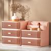 High-Capacity Cosmetic Storage Box: Dustproof Makeup and Skincare Organizer for Dormitory Dressing Table