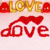 Simulation Rose Petal Wedding Room Arrangement Non-woven Petal T-table Sprinkling Flowers KTV Stage Marriage Proposal Props