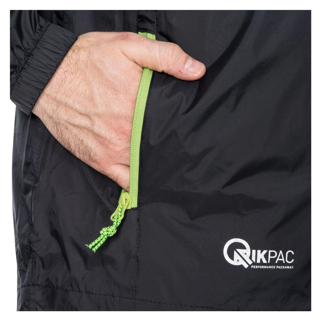 TRESPASS Unisex Adult Qikpac Waterproof Jacket
